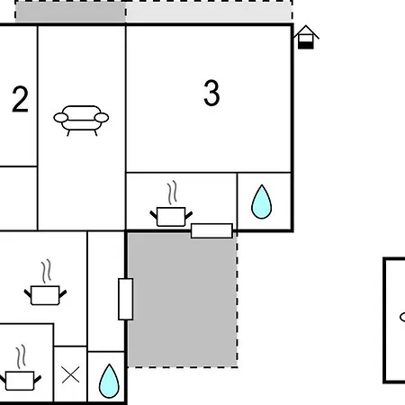 בית נופש 3 Bedroom Cozy In